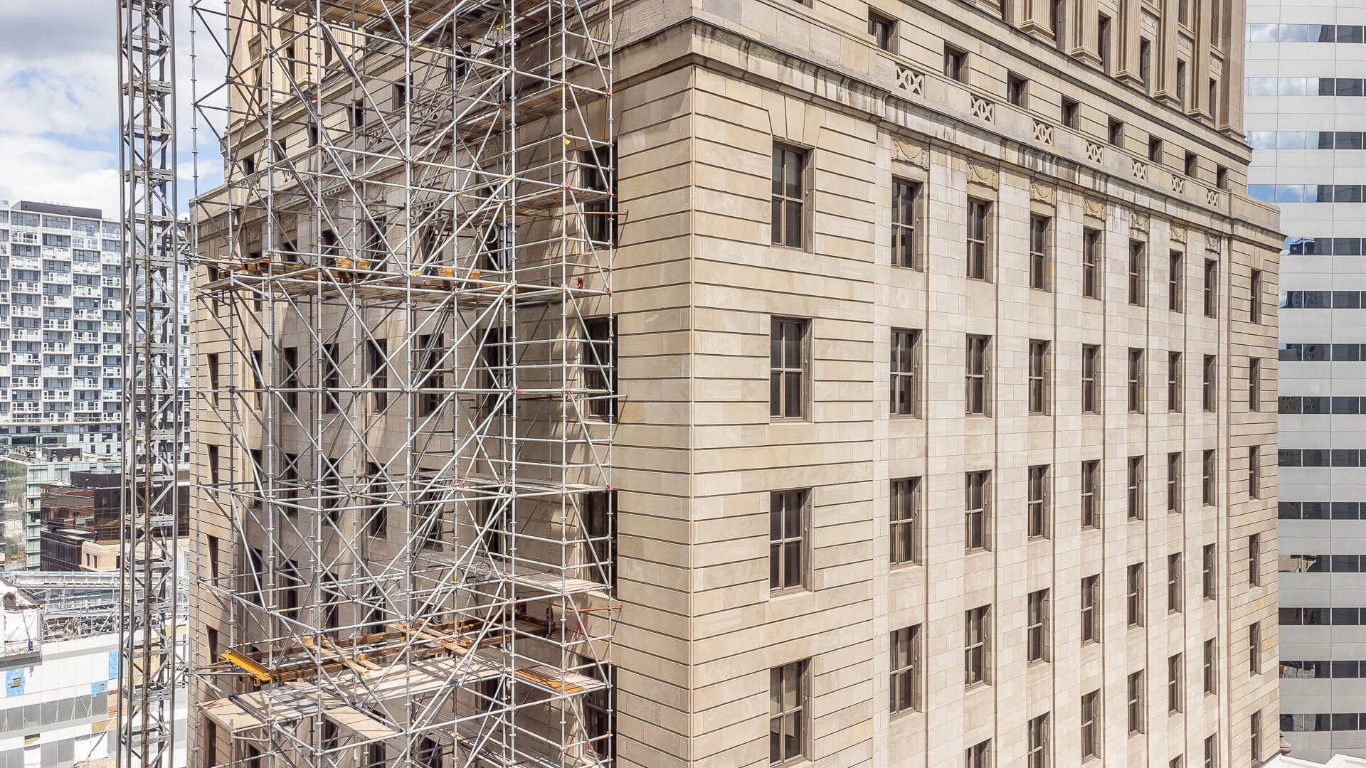 Maçonnerie-Réparation-Montréal-Échafaudages