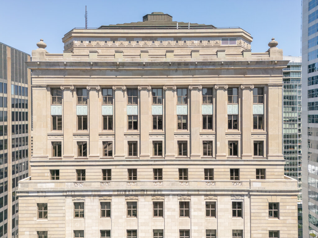 Vue du haut de l'édifice