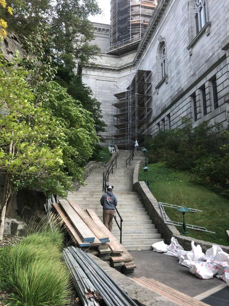échafaudage- rénovation-oratoire-saint-joseph