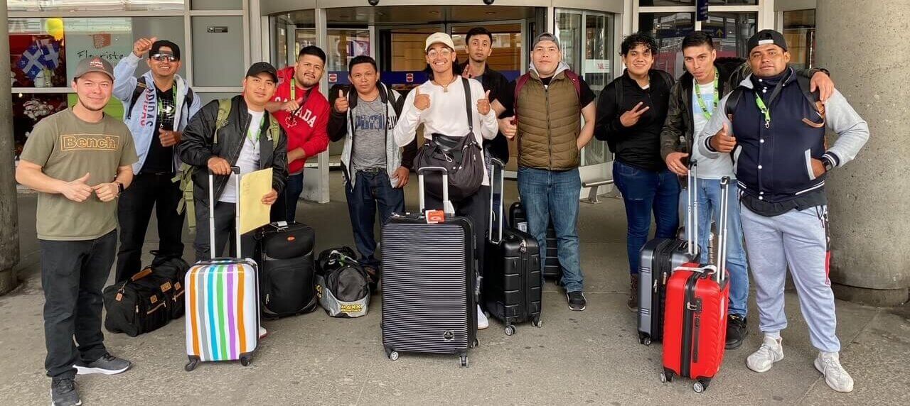 Arrivée des travailleurs Mexicains