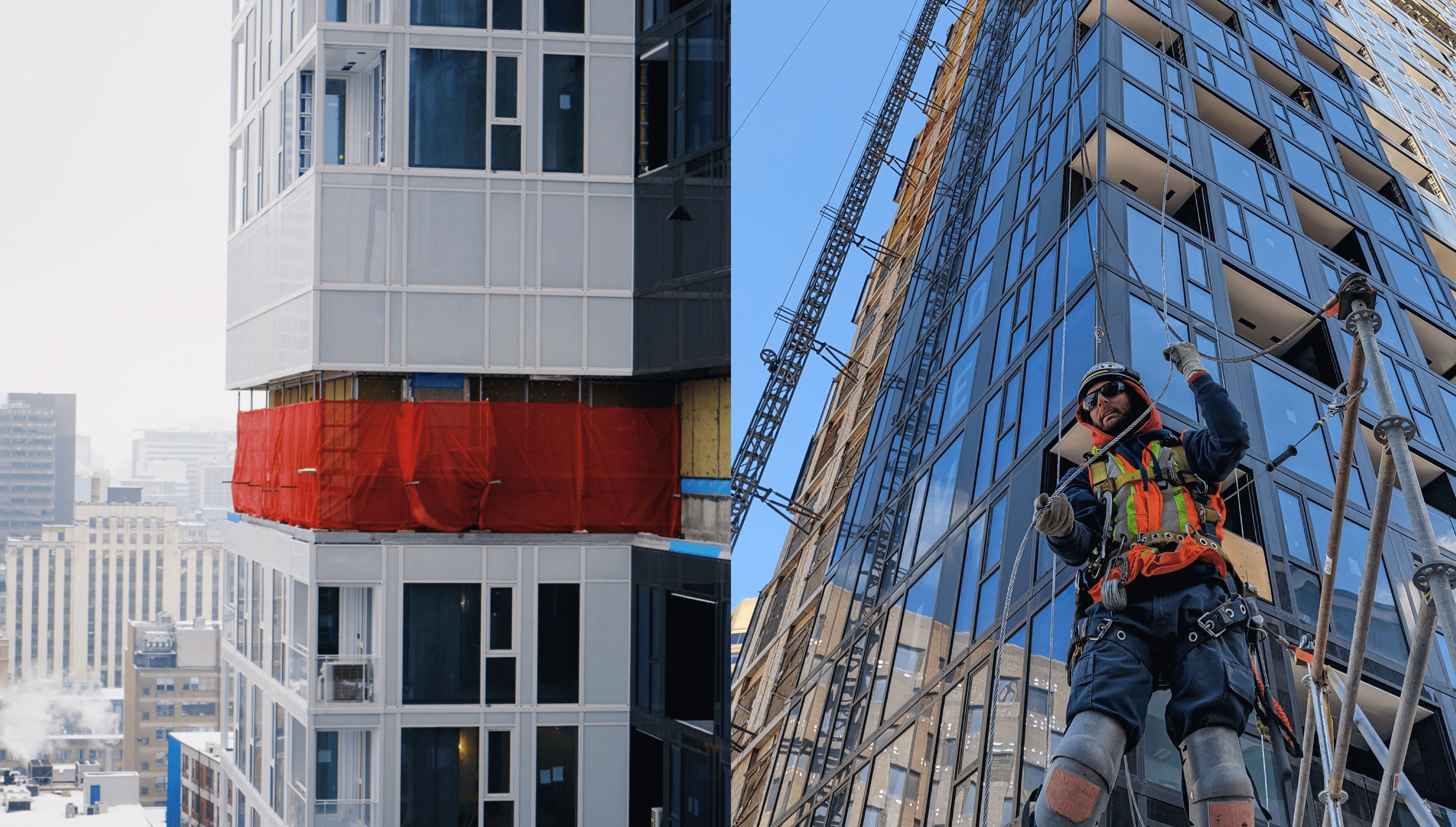 installation-échafaudage-rosette-Montréal