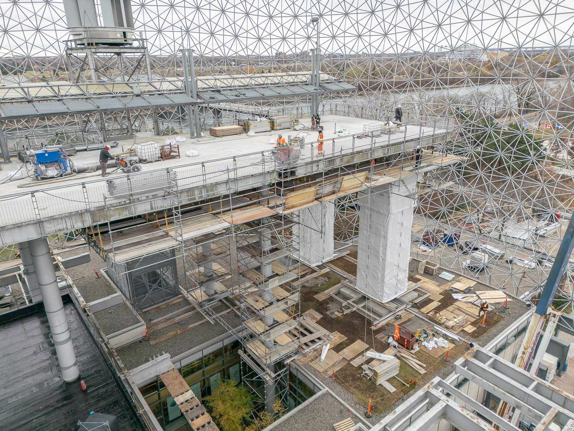 Vue d'ensemble de nos solutions d'accès à l'intérieur de la sphère