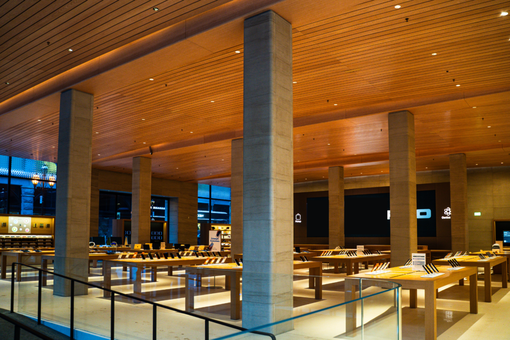 Intérieur de la boutique