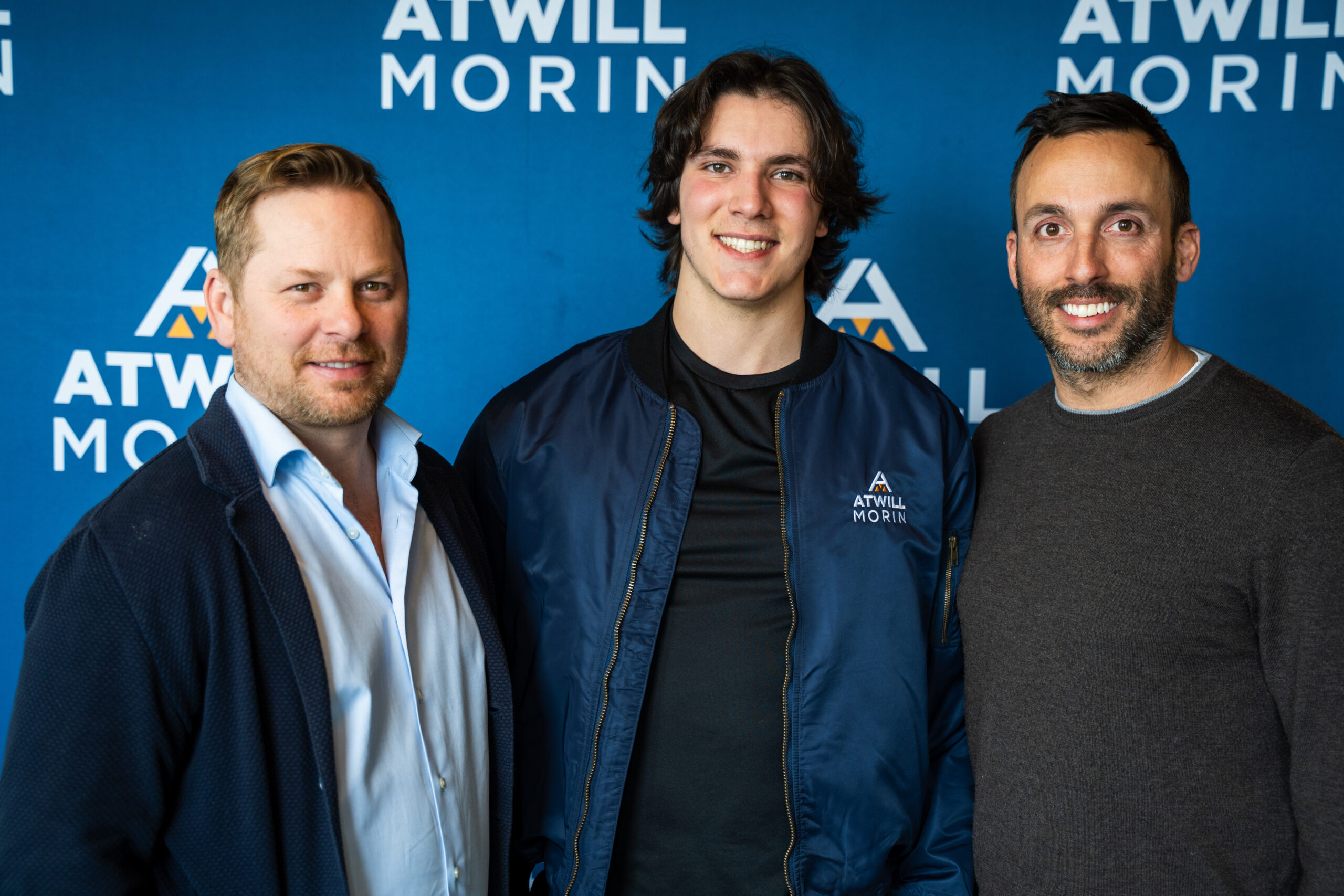 Jonathan Morin, Jay Sauvageau et Nicolas Croteau